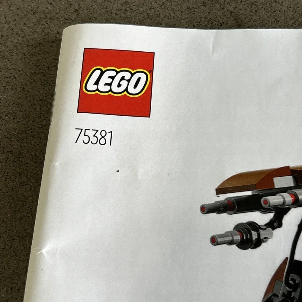 LEGO Star Wars: Droideka (75381) MANUAL‎ ONLY
